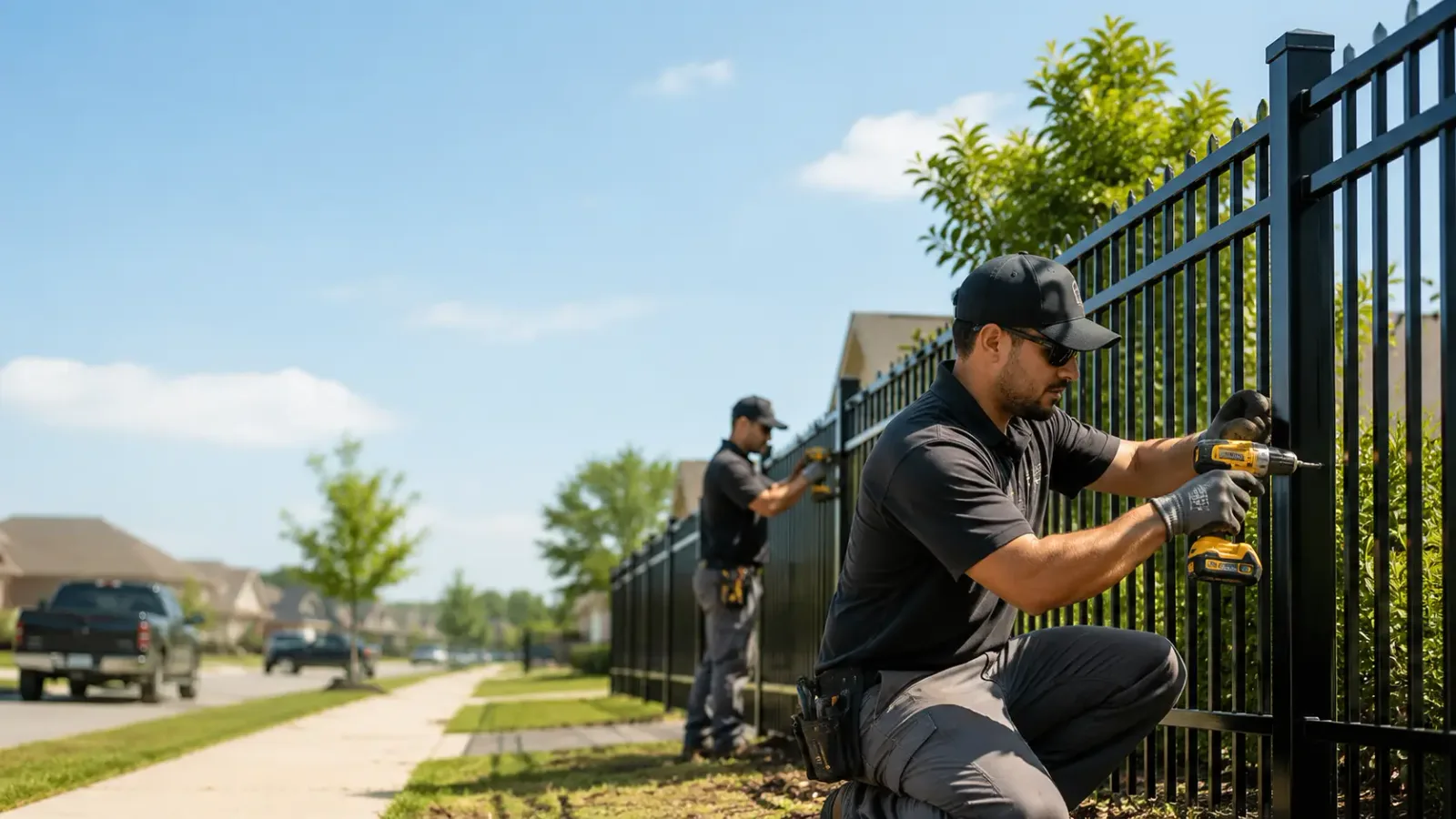 Metal Fence Installation in Petersburg, KY
